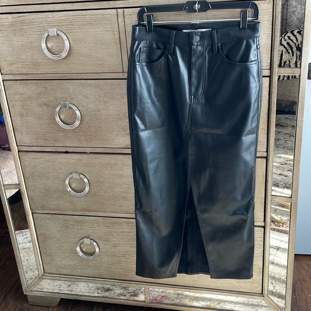 Hudson reconstructed midi skirt, size 30, NWT, could fit a size smaller